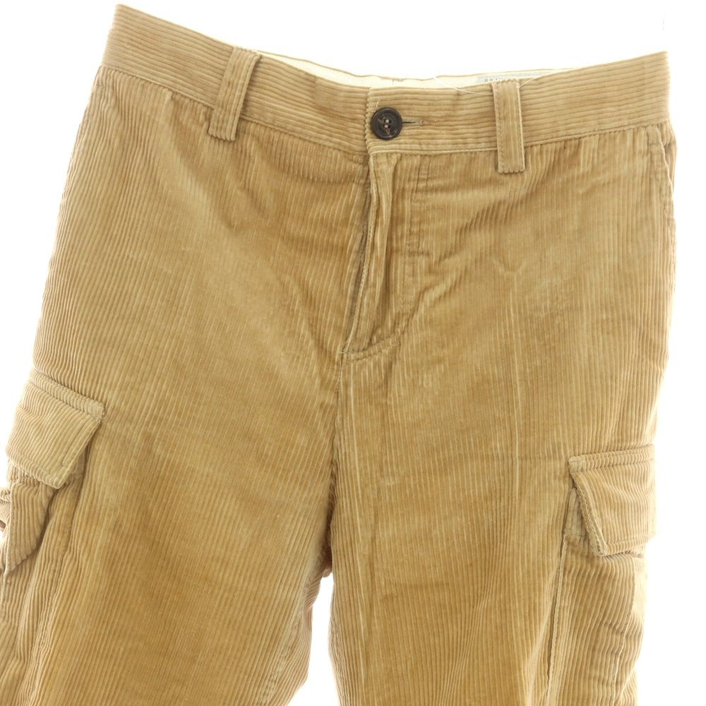 【中古】ブルネロクチネリ Brunello Cucinelli コットン コーデュロイパンツ ライトブラウン【 44 】【 状態ランクD 】【 メンズ 】