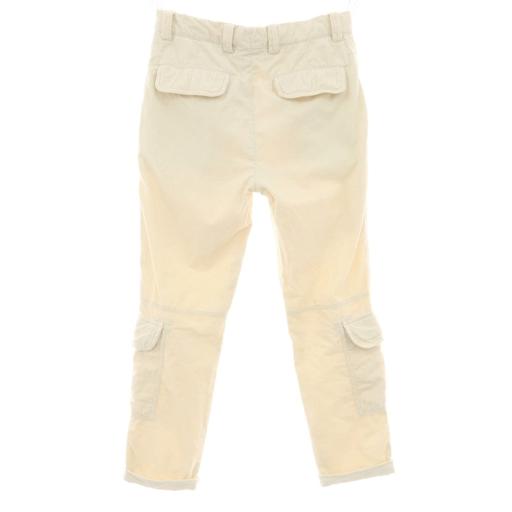 【中古】ブルネロクチネリ Brunello Cucinelli コットン コーデュロイパンツ アイボリー【サイズ44】【 状態ランクC 】【 メンズ 】