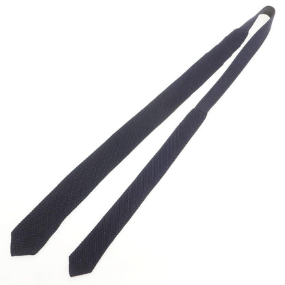 【中古】ブルネロクチネリ Brunello Cucinelli シルク ニットタイ ダークネイビー【 状態ランクB 】【 メンズ 】