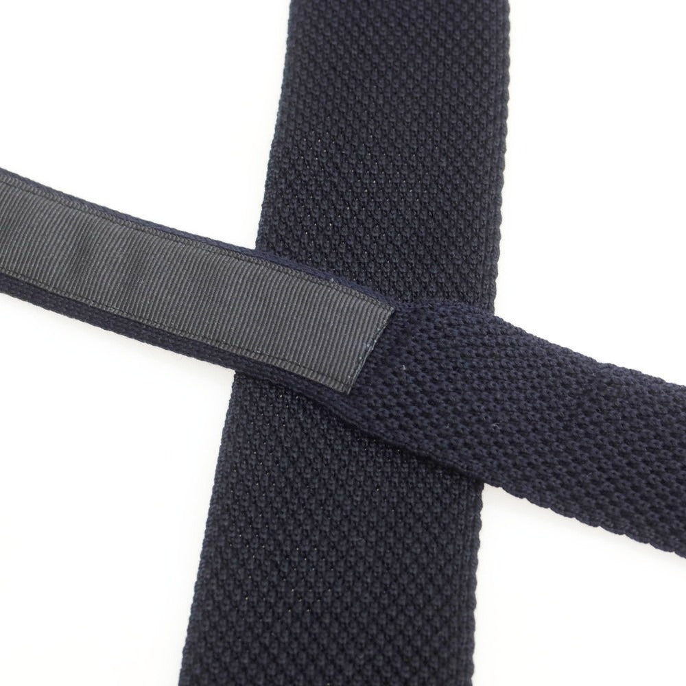 【中古】ブルネロクチネリ Brunello Cucinelli シルク ニットタイ ダークネイビー【 状態ランクB 】【 メンズ 】