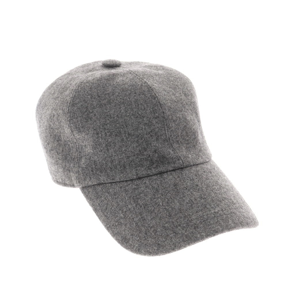 【中古】ブルネロクチネリ Brunello Cucinelli ウール ベースボールキャップ グレー【 L 】【 状態ランクC 】【 メンズ 】