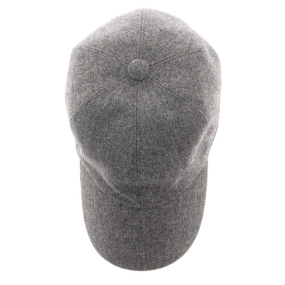 【中古】ブルネロクチネリ Brunello Cucinelli ウール ベースボールキャップ グレー【 L 】【 状態ランクC 】【 メンズ 】