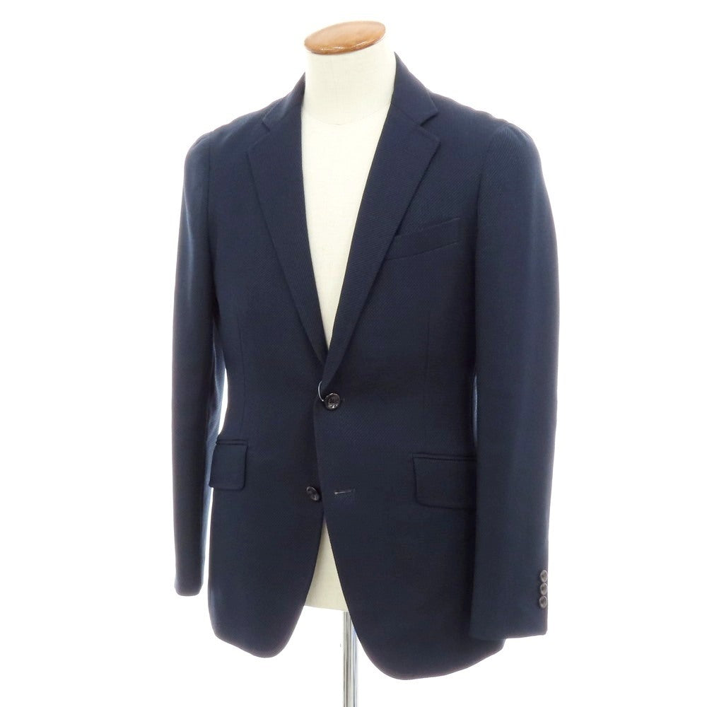 【中古】タケオキクチ TAKEO KIKUCHI CITY SETTER ポリエステル 2B テーラードジャケット ネイビー【 2 】【 状態ランクB 】【 メンズ 】
