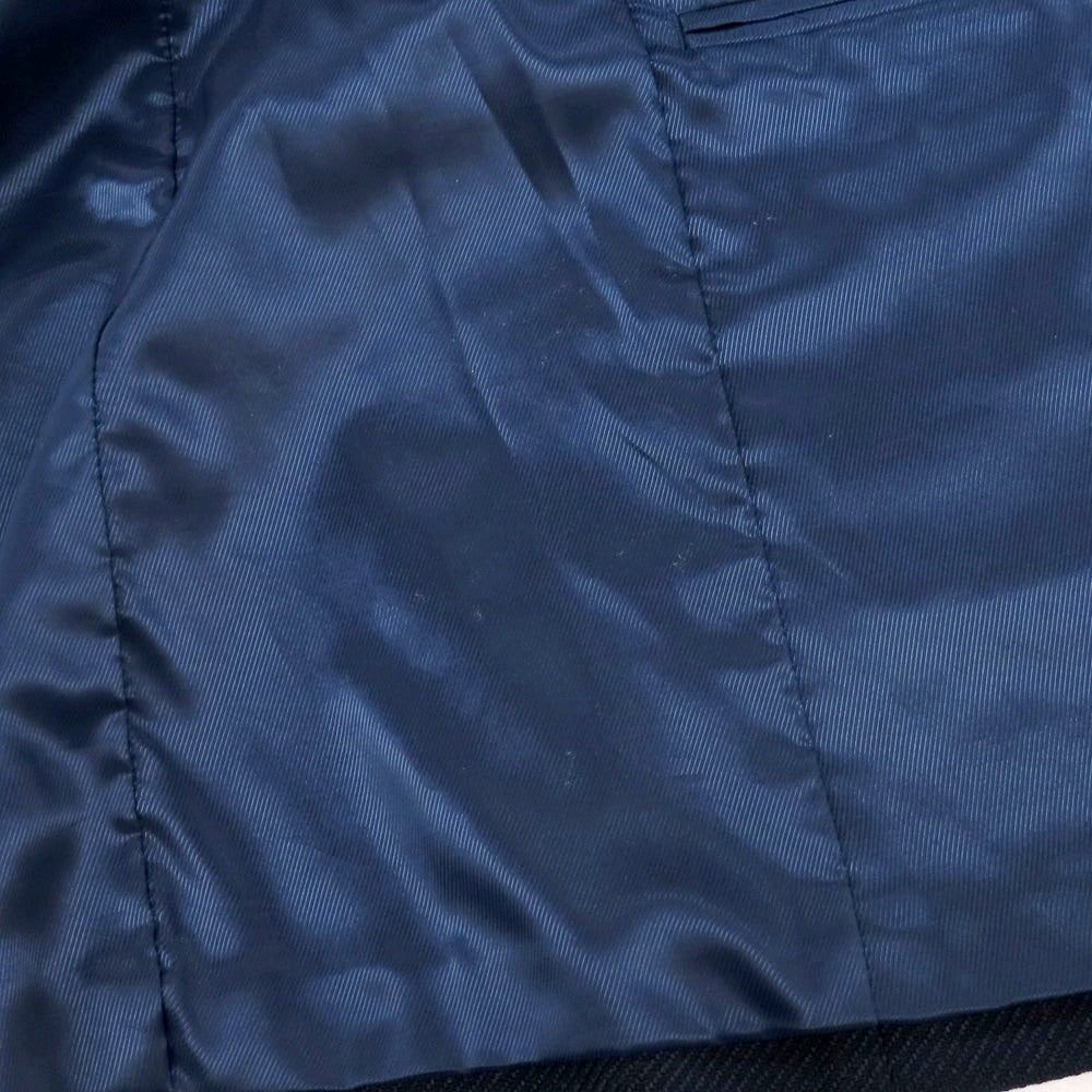 【中古】タケオキクチ TAKEO KIKUCHI CITY SETTER ポリエステル 2B テーラードジャケット ネイビー【 2 】【 状態ランクB 】【 メンズ 】