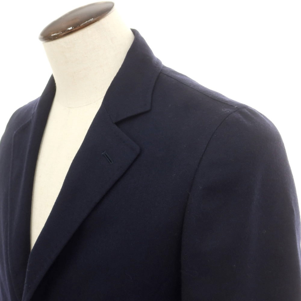 【中古】スティレ ラティーノ STILE LATINO ツイルウール テーラードジャケット ネイビー【 表記なし（L位） 】【 状態ランクB 】【 メンズ 】