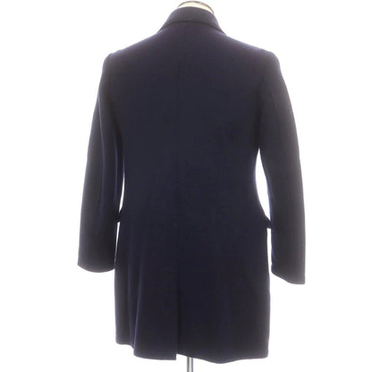 【中古】イレブンティ eleventy ウール ダブルブレストコート ネイビー【 50 】【 状態ランクB 】【 メンズ 】