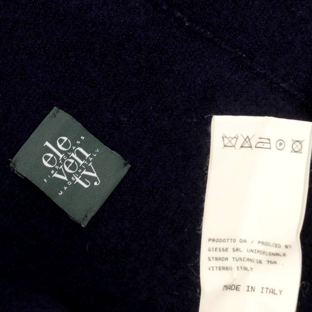 【中古】イレブンティ eleventy ウール ダブルブレストコート ネイビー【 50 】【 状態ランクB 】【 メンズ 】