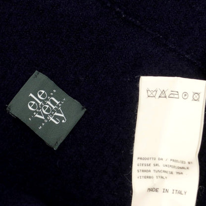 【中古】イレブンティ eleventy ウール ダブルブレストコート ネイビー【 50 】【 状態ランクB 】【 メンズ 】