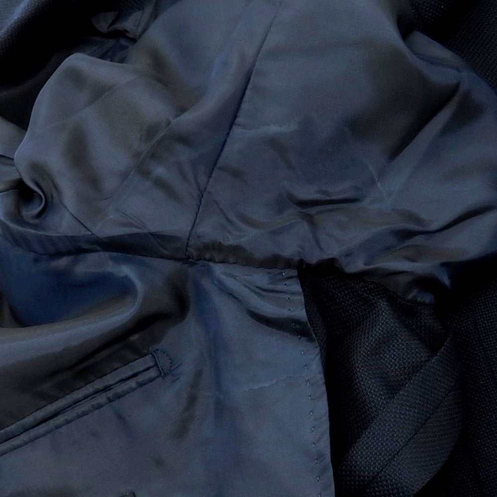 【中古】グリーンレーベルリラクシング green label relaxing ウール 2B テーラードジャケット ネイビー【 48 】【 状態ランクC 】【 メンズ 】