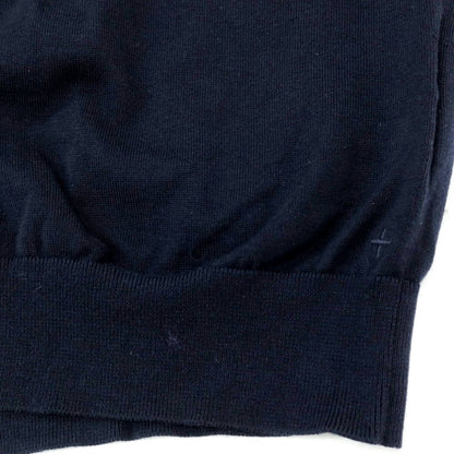 【中古】クロスクローゼット crossclothet ハイゲージコットン カーディガン ダークネイビー【 2 】【 状態ランクB 】【 メンズ 】