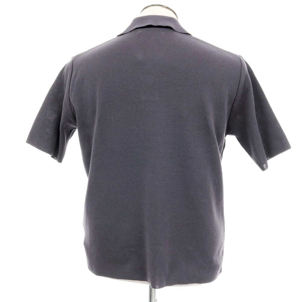 【中古】ブルブレ Blu Bre コットン ポロニット グレー【 XL 】【 状態ランクA 】【 メンズ 】