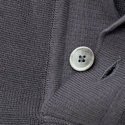 【中古】ブルブレ Blu Bre コットン ポロニット グレー【 XL 】【 状態ランクA 】【 メンズ 】