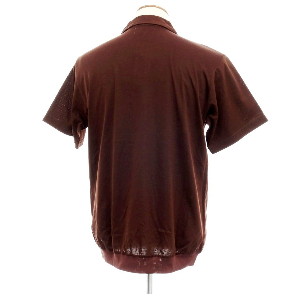 【中古】ターンエー TURN A コットン 半袖ポロシャツ ブラウン【 2 】【 状態ランクA 】【 メンズ 】