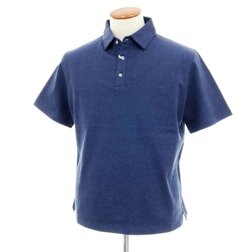 【中古】ノミアモ nomiamo コットン 半袖ポロシャツ ネイビー【 2 】【 状態ランクA 】【 メンズ 】
