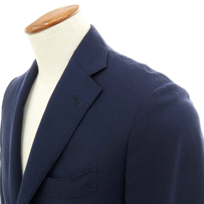 【中古】ラルディーニ LARDINI ウール 3B テーラードジャケット ネイビー【 46 】【 状態ランクC 】【 メンズ 】