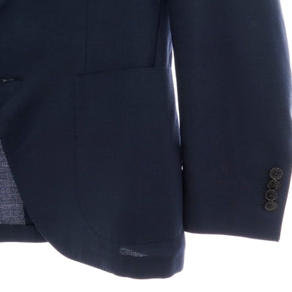 【中古】ラルディーニ LARDINI ウール 3B テーラードジャケット ネイビー【 46 】【 状態ランクC 】【 メンズ 】