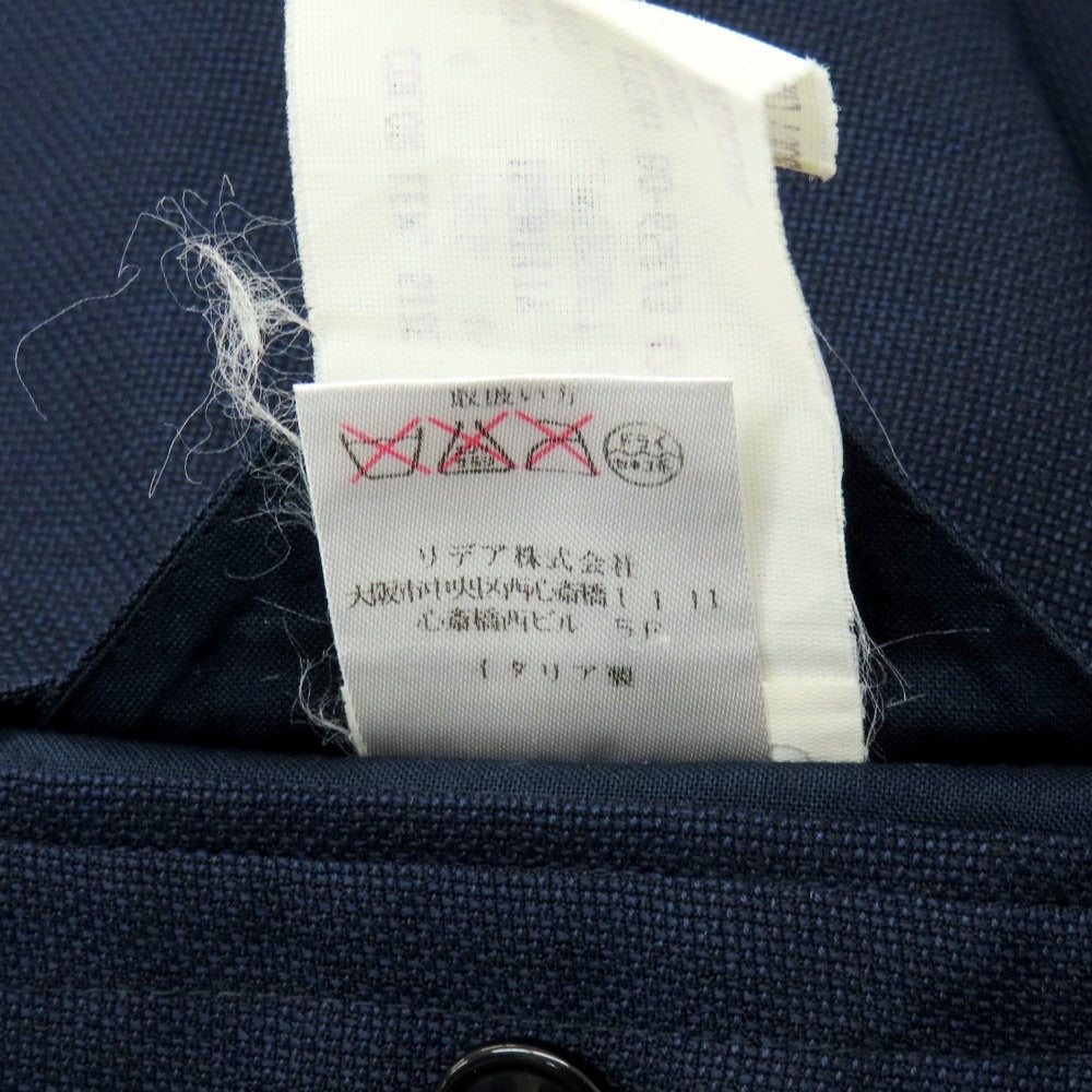 【中古】ラルディーニ LARDINI ウール 3B テーラードジャケット ネイビー【 46 】【 状態ランクC 】【 メンズ 】