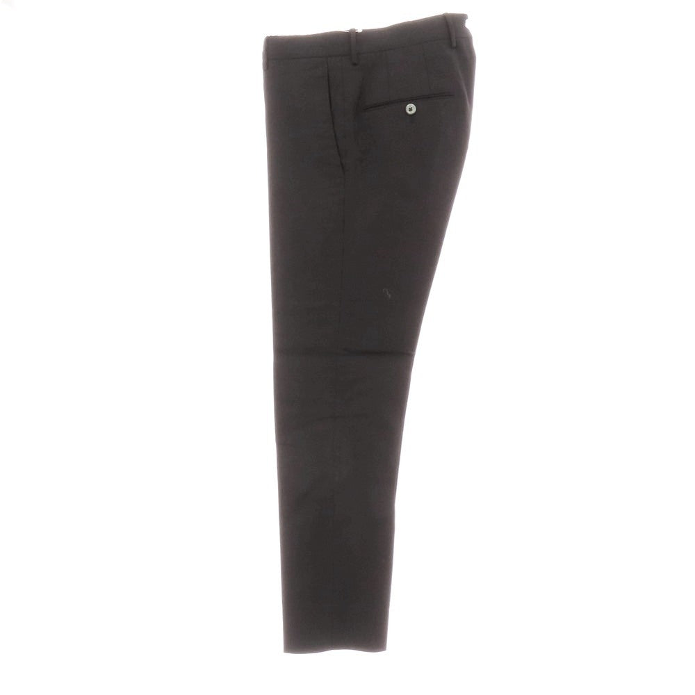 【中古】ピーティートリノ PT TORINO TECHNO WASHABLE WOOL ストレッチ ポリエステルウール ドレススラックスパンツ ブラック【 44 】【 状態ランクC 】【 メンズ 】