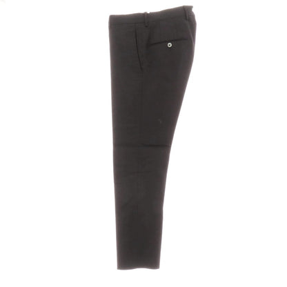 【中古】ピーティートリノ PT TORINO TECHNO WASHABLE WOOL ストレッチ ポリエステルウール ドレススラックスパンツ ブラック【 44 】【 状態ランクC 】【 メンズ 】