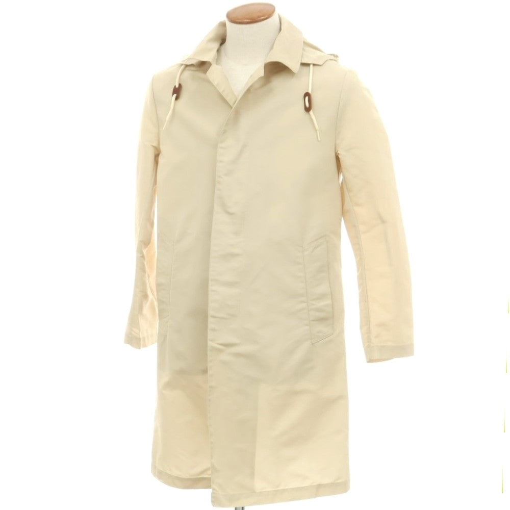 【中古】マッキントッシュ Mackintosh ナイロンポリウレタン ステンカラーコート ベージュ【サイズ38】【 状態ランクD 】【 メンズ 】 [EPD]