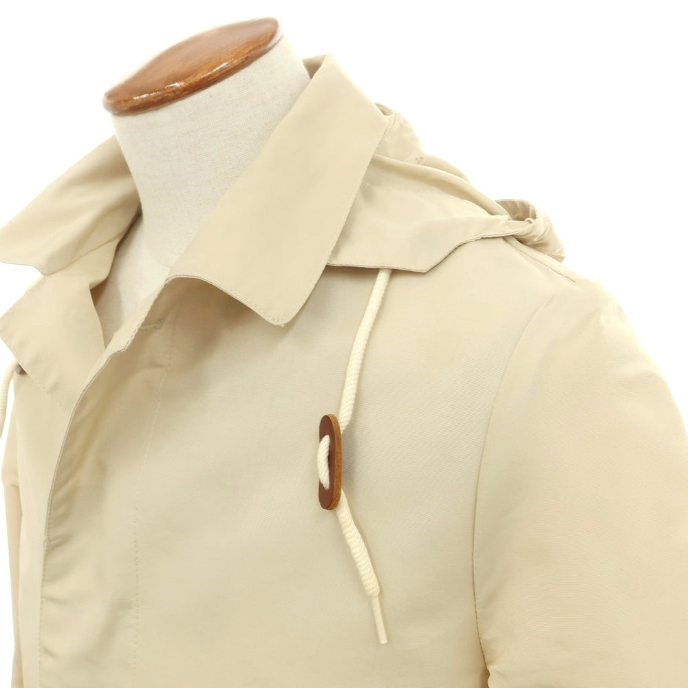 【中古】マッキントッシュ Mackintosh ナイロンポリウレタン ステンカラーコート ベージュ【サイズ38】【 状態ランクD 】【 メンズ 】 [EPD]