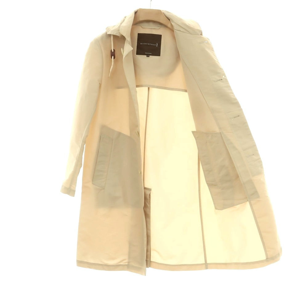 【中古】マッキントッシュ Mackintosh ナイロンポリウレタン ステンカラーコート ベージュ【サイズ38】【 状態ランクD 】【 メンズ 】 [EPD]