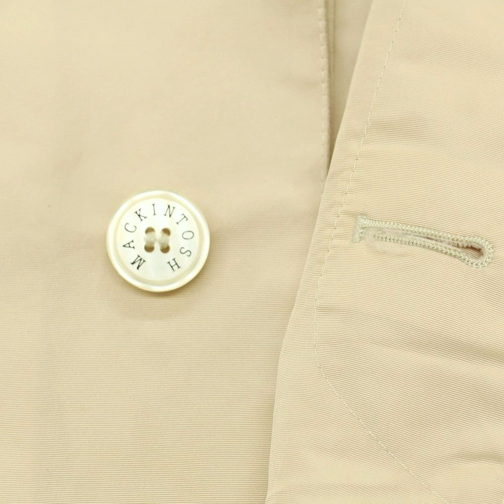 【中古】マッキントッシュ Mackintosh ナイロンポリウレタン ステンカラーコート ベージュ【サイズ38】【 状態ランクD 】【 メンズ 】 [EPD]