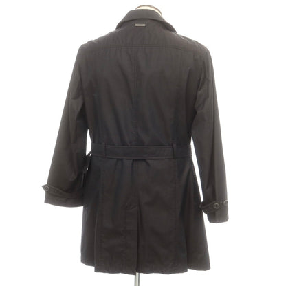 【中古】アルマーニ コレッツォーニ ARMANI COLLEZIONI ポリエステルコットン トレンチコート ブラック【 54 】【 状態ランクC 】【 メンズ 】