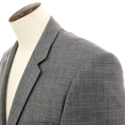 【中古】ヒューゴボス HUGO BOSS ウールシルク 2つボタンスーツ グレー【サイズ52】【 状態ランクC 】【 メンズ 】
