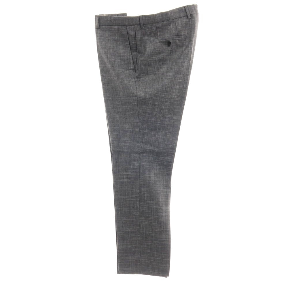 【中古】ヒューゴボス HUGO BOSS ウールシルク 2つボタンスーツ グレー【サイズ52】【 状態ランクC 】【 メンズ 】