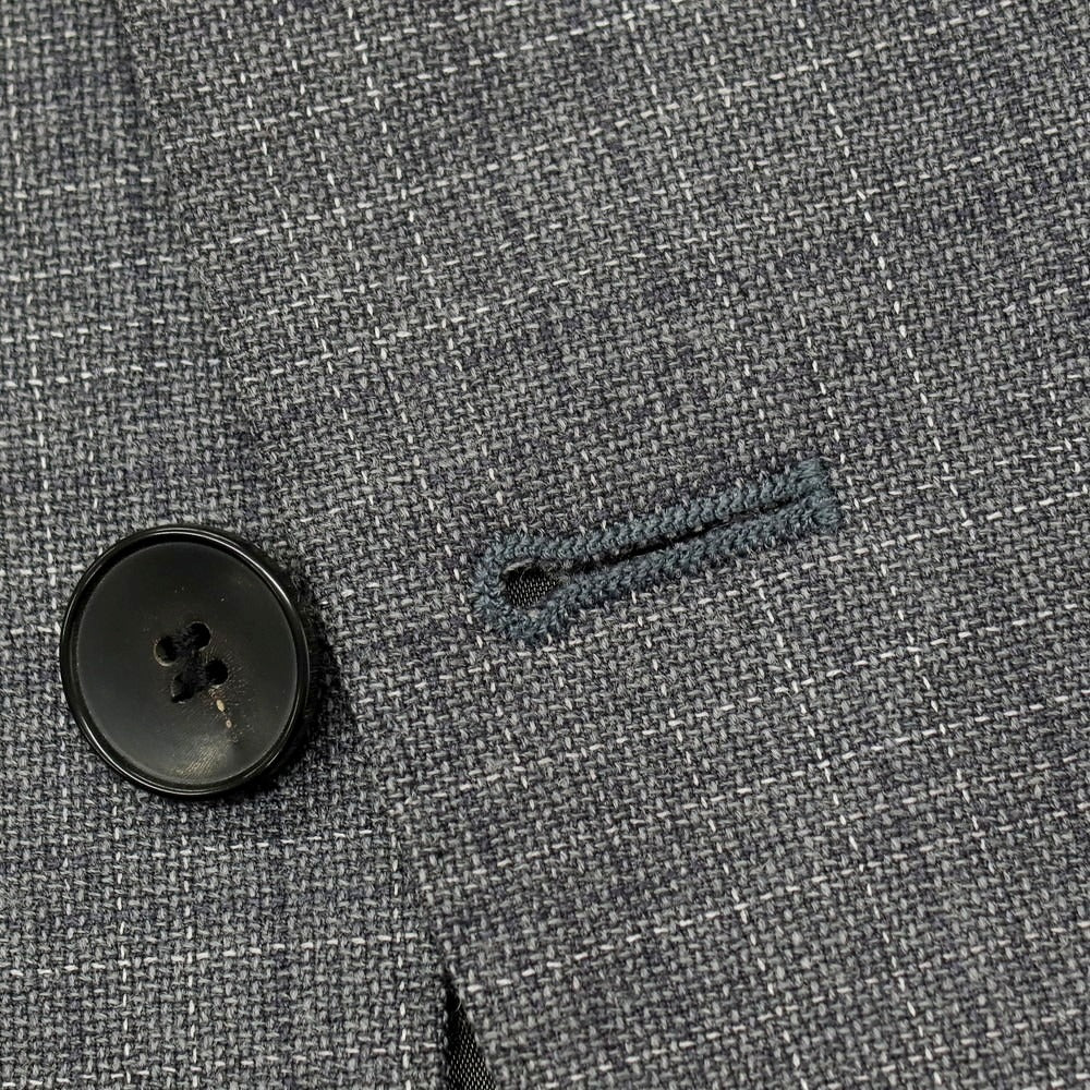 【中古】ヒューゴボス HUGO BOSS ウールシルク 2つボタンスーツ グレー【 サイズ52 】【 状態ランクC 】【 メンズ 】