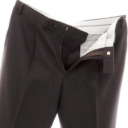 【中古】ダーバン D’URBAN ウール ヘリンボーン織り ドレススラックスパンツ ダークブラウン【 94 】【 状態ランクC 】【 メンズ 】