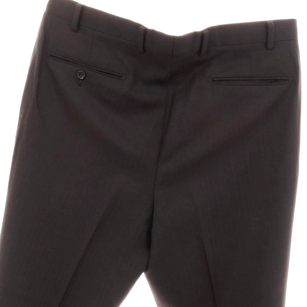 【中古】ダーバン D’URBAN ウール ヘリンボーン織り ドレススラックスパンツ ダークブラウン【 94 】【 状態ランクC 】【 メンズ 】