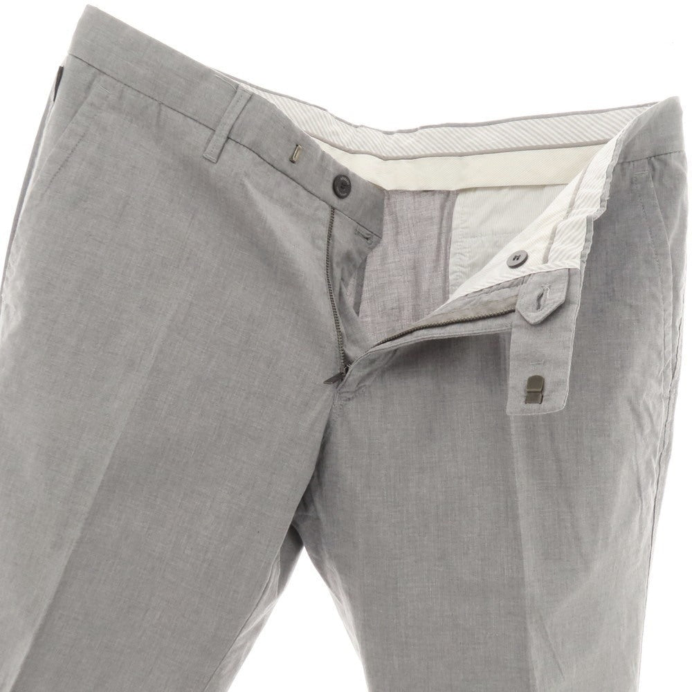 【中古】アルマーニ コレッツォーニ ARMANI COLLEZIONI ストレッチ コットンナイロン カジュアルスラックスパンツ ライトグレー【 54 】【 状態ランクB 】【 メンズ 】