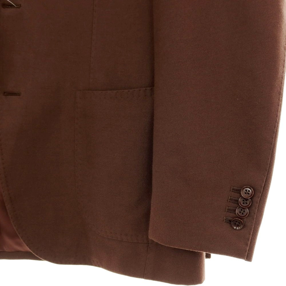 【中古】リングヂャケット RING JACKET コットンウール 3つボタンスーツ ブラウン【サイズ48】【 状態ランクC 】【 メンズ 】