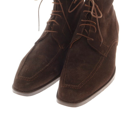 【中古】アンドレアヴェンチューラ ANDREA VENTURA スエード レースアップブーツ ダークブラウン【 5 】【 状態ランクC 】【 メンズ 】