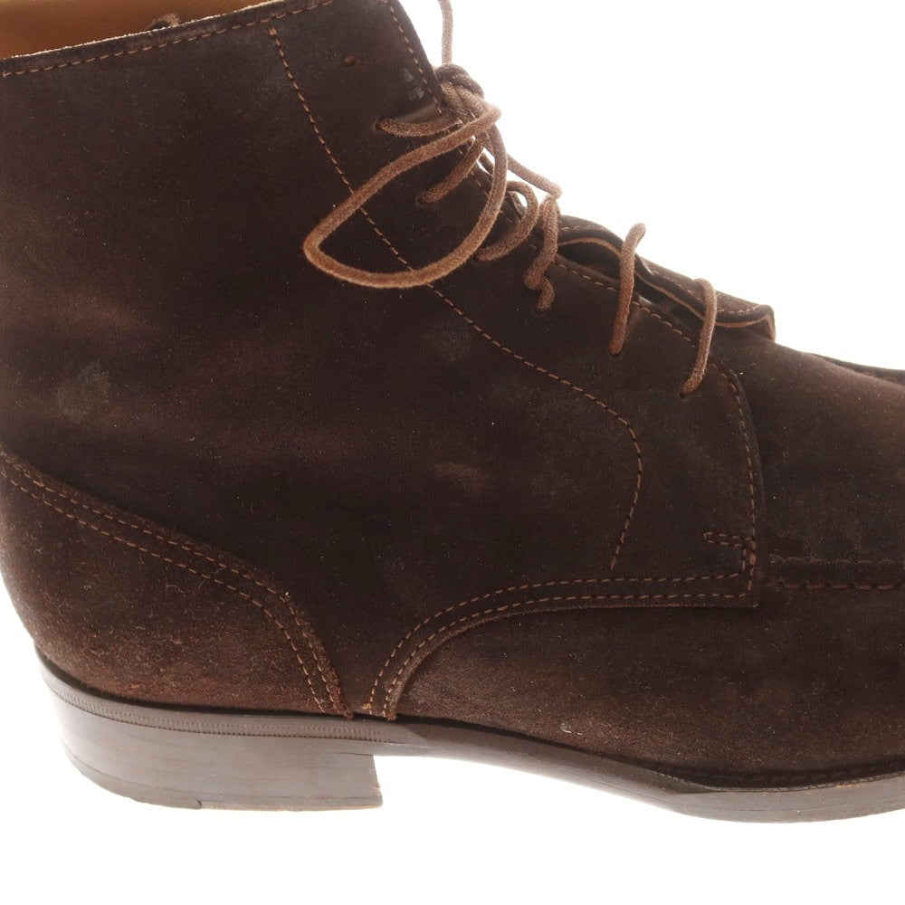 【中古】アンドレアヴェンチューラ ANDREA VENTURA スエード レースアップブーツ ダークブラウン【 5 】【 状態ランクC 】【 メンズ 】