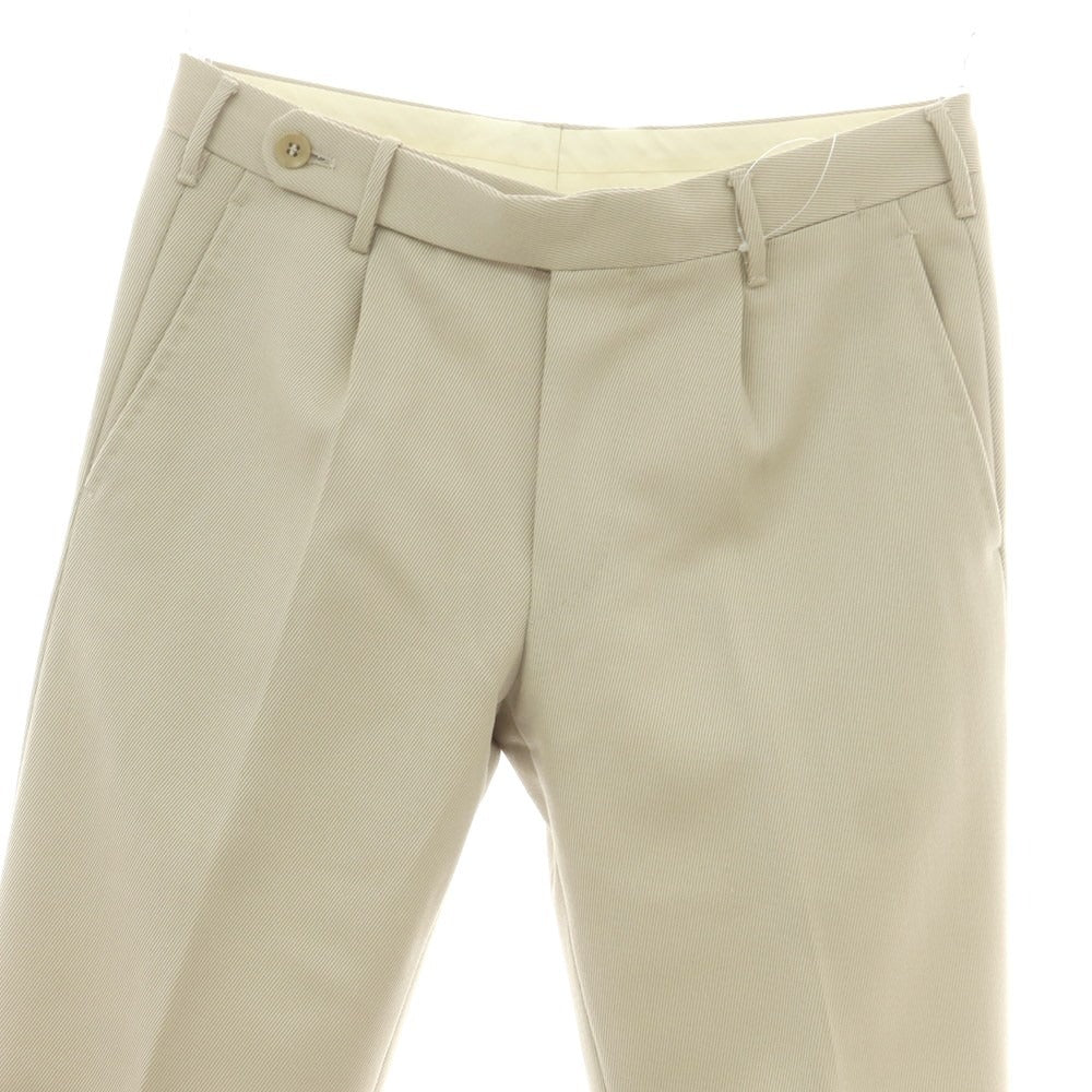 【中古】ロータ ROTA ウール ドレススラックスパンツ ベージュ【 44 】【 状態ランクB 】【 メンズ 】