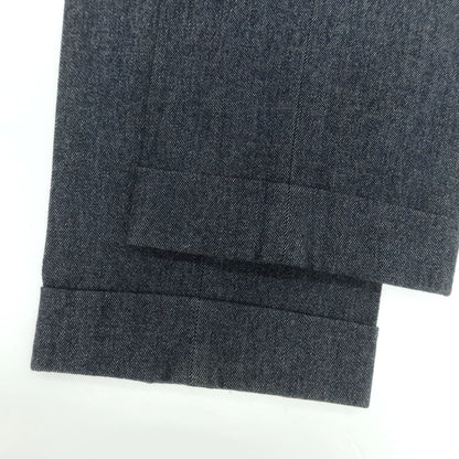 【中古】ロータ ROTA ウールコットン ドレススラックスパンツ ネイビー【 42 】【 状態ランクD 】【 メンズ 】