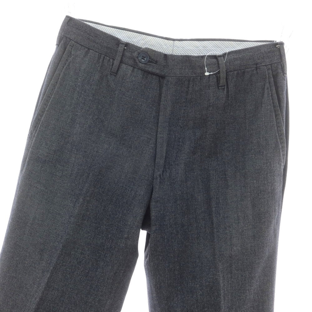 【中古】ロータ ROTA ウールコットン ドレススラックスパンツ ネイビー【 42 】【 状態ランクD 】【 メンズ 】