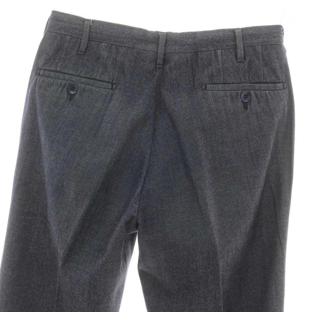 【中古】ロータ ROTA ウールコットン ドレススラックスパンツ ネイビー【 42 】【 状態ランクD 】【 メンズ 】