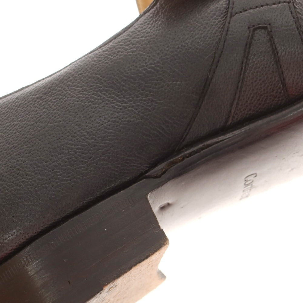 【中古】ピエールコルテ Pierre Corthay コインローファー ブラック【 6 】【 状態ランクC 】【 メンズ 】