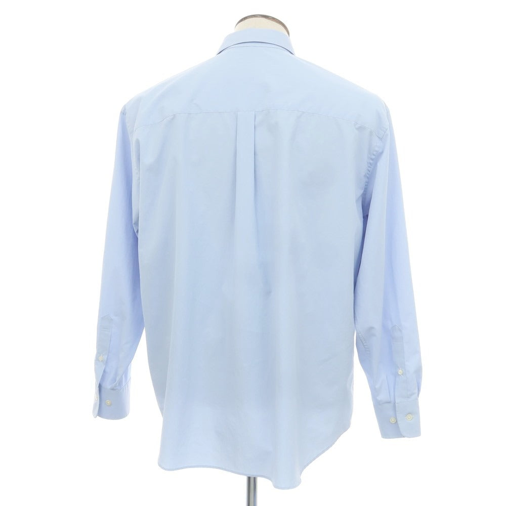【中古】ザ ミー THE ME ポリエステル レギュラーカラー カジュアルシャツ ライトブルー【サイズ012（L位）】【 状態ランクB 】【 メンズ 】 [CPD]