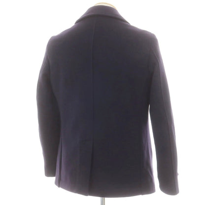 【中古】アレッサンドロ ジレス ALESSANDRO GILLES ウールナイロン ピーコート ネイビー【 44 】【 状態ランクB 】【 メンズ 】