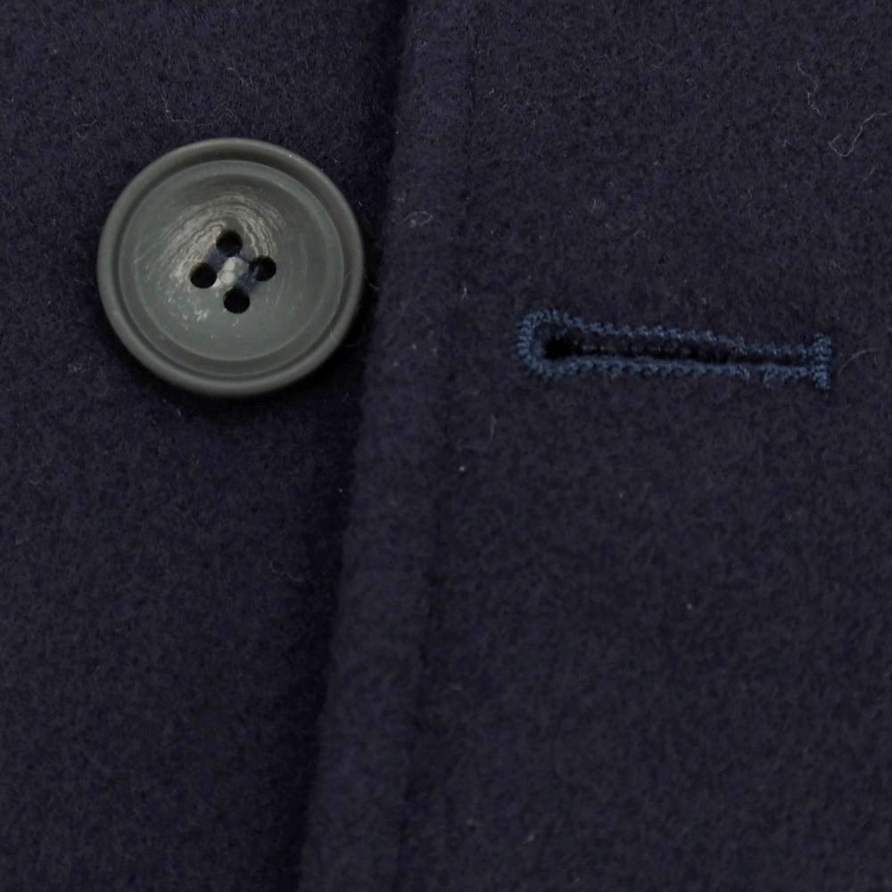 【中古】アレッサンドロ ジレス ALESSANDRO GILLES ウールナイロン ピーコート ネイビー【サイズ44】【 状態ランクB 】【 メンズ 】 [DPD]
