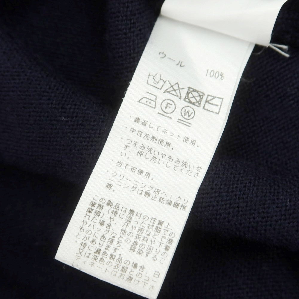 【中古】ビームスエフ BEAMS F ハイゲージ ウール カーディガン ネイビー【 44 】【 状態ランクC 】【 メンズ 】