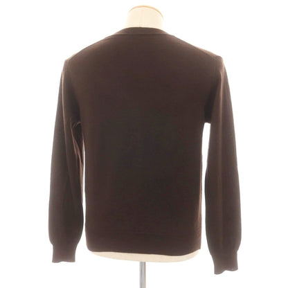 【中古】ビームスエフ BEAMS F ハイゲージ ウール カーディガン ブラウン【 44 】【 状態ランクC 】【 メンズ 】