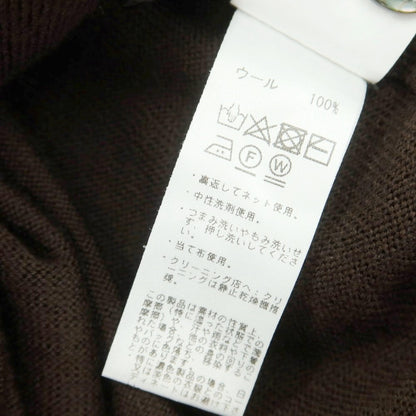 【中古】ビームスエフ BEAMS F ハイゲージ ウール カーディガン ブラウン【 44 】【 状態ランクC 】【 メンズ 】