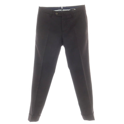 【中古】ピーティートリノ PT TORINO ストレッチウール ドレススラックスパンツ グレイッシュダークブラウン【 44 】【 状態ランクA 】【 メンズ 】