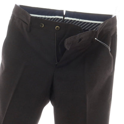 【中古】ピーティートリノ PT TORINO ストレッチウール ドレススラックスパンツ グレイッシュダークブラウン【 44 】【 状態ランクA 】【 メンズ 】